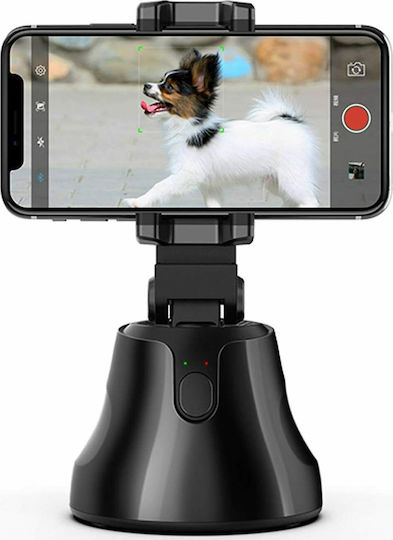 Following Face 360 Mobile Phone Stand with Face Detection in Black Colour