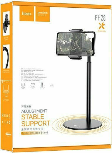 Hoco PH27 Stable Desk Stand for Mobile Phone in Black Colour