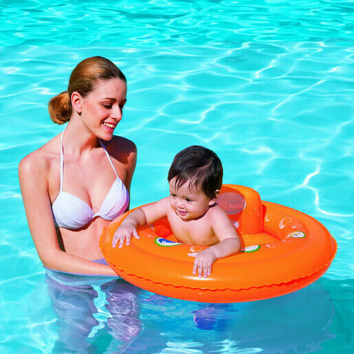 Bestway Schwimmtrainer Swimtrainer mit Durchmesser 69cm Orange