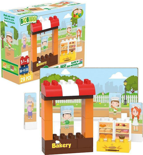Biobuddi Blocks Build the Neighborhood Oven for 1.5-6 years Years 29pcs