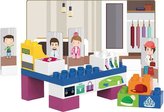 Biobuddi Blocks Eco Build the Clothing Store for 1.5-6 years Years 28pcs