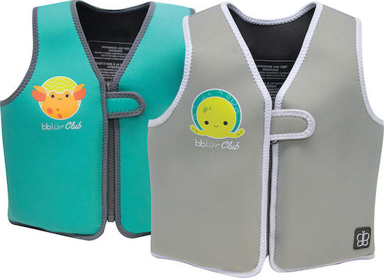 Bbluv Kids' Life Jacket Neoprene with Removable Bricks Turquoise Naj