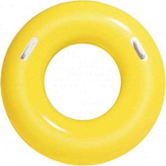 Bestway Kinder Schwimmring mit Griffen und Durchmesser 91cm. ab 3 Jahren Fuchsie 15519