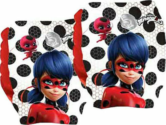 Gim Ladybug Μπρατσάκια Κολύμβησης Miraculous 25x15εκ. Κόκκινα
