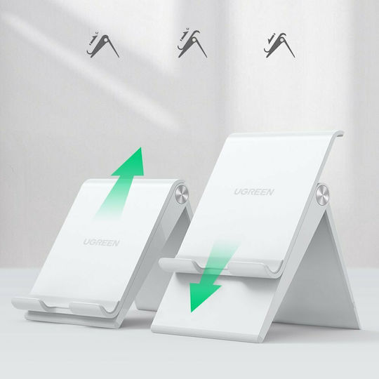 Ugreen LP247 Бюро стойка за мобилен телефон в Бял цвят