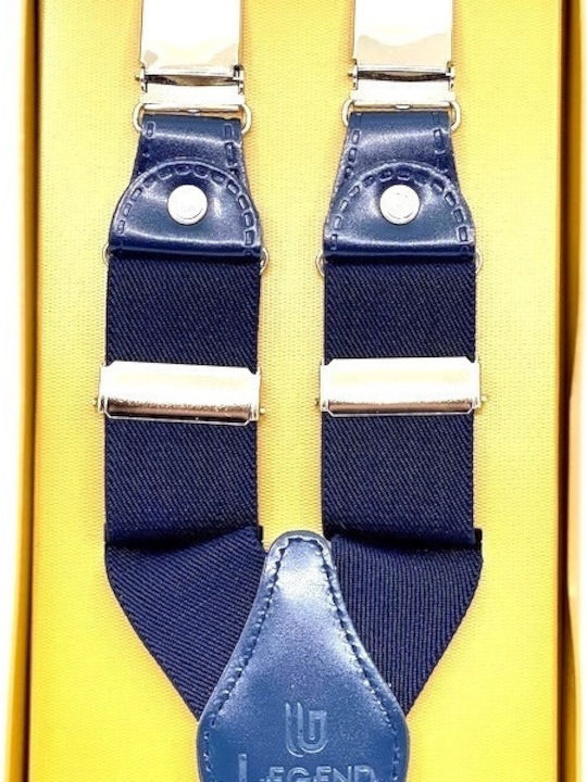 Legend Accessories Suspenders Monochrome Blue