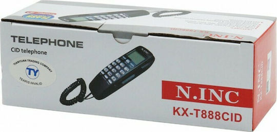 KX-T888CID Gondola Corded Phone Black