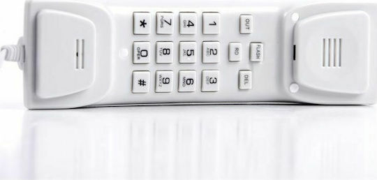 Osio Display OSW-4650 Telefon Cu Fir Montabil Pe Perete Alb OSW-4650W