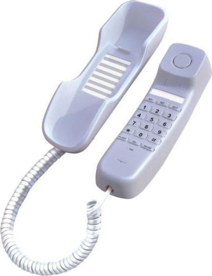 Telco TM13-001CID Жичен Телефон Гондола Бял 010017