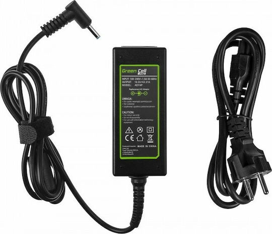 Green Cell Încărcător Laptop 45W 19.5V 2.31A pentru HP cu Cablu de Alimentare Detasabil