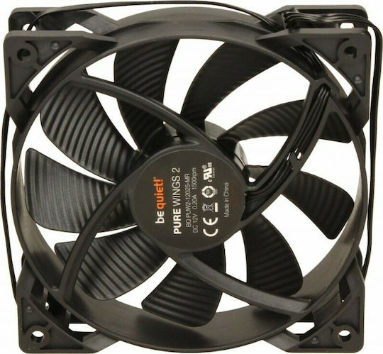 Be Quiet Pure Wings 2 Case Fan 120mm (1500rpm / 51.4cfm) Χωρίς Led Φωτισμό και Σύνδεση 3-Pin