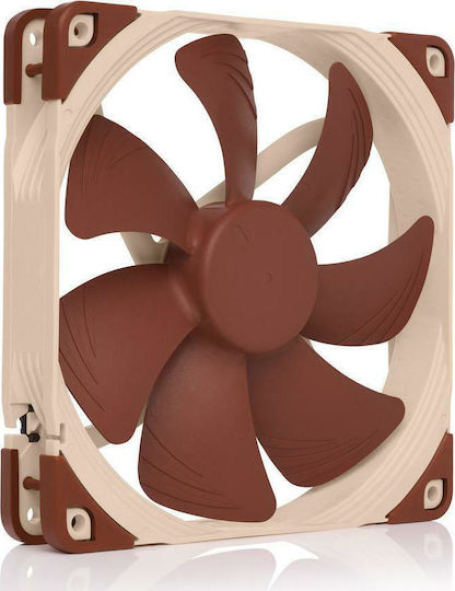 Noctua NF-A14 Case Fan 140mm (1500rpm / 82.52cfm) Χωρίς Led Φωτισμό και Σύνδεση 4-Pin PWM Καφέ