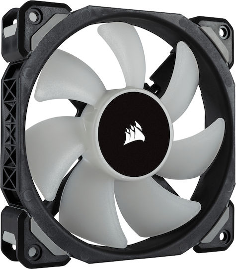 Corsair ML120 PRO RGB Gehäuselüfter mit Verbindung 4-Pin PWM 1Stück Schwarz