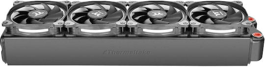 Thermaltake Riing Plus 14 RGB Radiator Fan TT Premium Gehäuselüfter 140mm mit Verbindung 4-Pin PWM 5Stück Schwarz