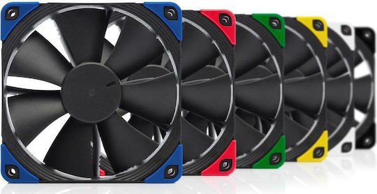 Noctua NF-F12 Chromax.black.swap Case Fan 120mm (1500rpm / 54.9cfm) Χωρίς Led Φωτισμό και Σύνδεση 4-Pin PWM