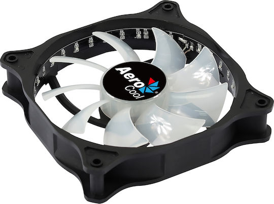Aerocool Cosmo 12 FRGB Вентилатор за Кутия 120мм (1000rpm / 26.2cfm) с 4-пинов Молекс Свързване