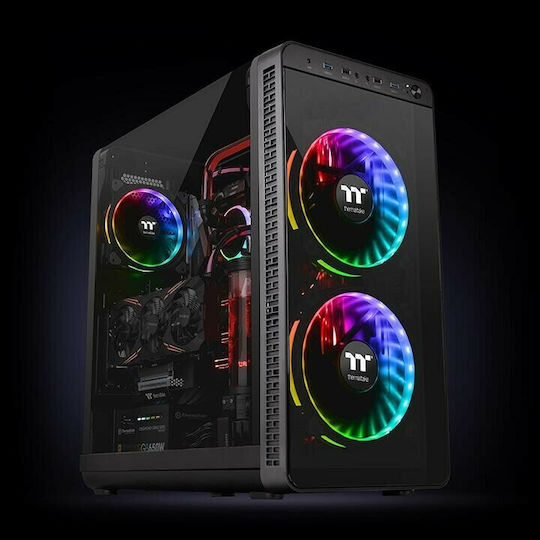 Thermaltake Riing Plus 20 TT Premium Case Fan 200mm Max Fan Speed 1000rpm Max Air Flow 117.96cfm RGB Lighting and Connection 4-Pin PWM