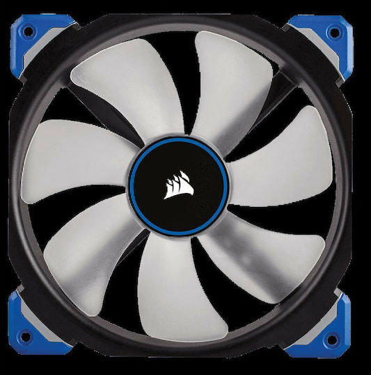 Corsair Ml140 Pro LED Case Fan (2000rpm / 97cfm) με Μπλε Φωτισμό και Σύνδεση 4-Pin Molex