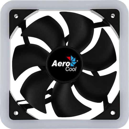Aerocool Edge 14 Ventilator Pentru Carcasă 140mm (1200rpm / 35.4cfm) cu Iluminare ARGB și Conexiune 6 Pini