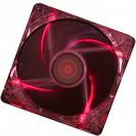 Xilence XF046 Case Fan 120mm (1300rpm / 44.71cfm) with Red LED and Connection 3-Pin / 4-Pin Molex White