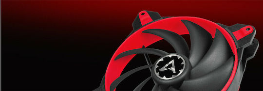 Arctic BioniX F140 Case Fan (1800rpm / 104cfm) Without LED Lighting And 4-Pin PWM Connection Red