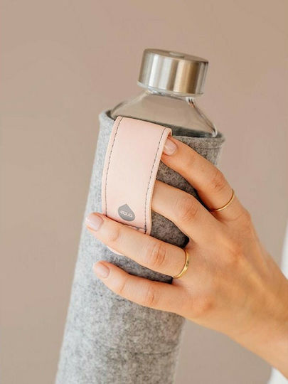 Equa Mismatch Flasche Wasser Glas mit Schraubverschluss Pink Breeze 750ml
