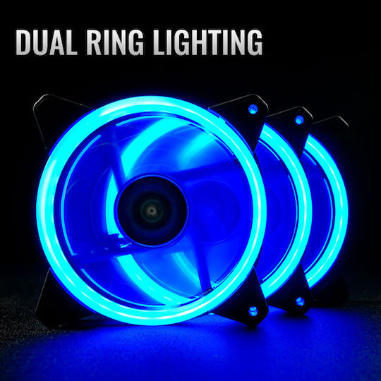 REV RGB 120mm 4-Pin Molex Case Fan