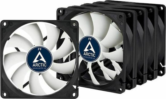 Arctic P12 PWM PST Вентилатор за кутия 120mm 2000rpm 48.8cfm с RGB осветление и 4-изводна връзка 3бр