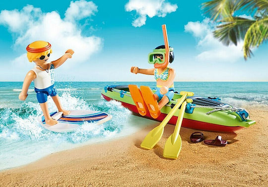 Playmobil Семейно забавление Beach Car with Canoe за 4+ години години