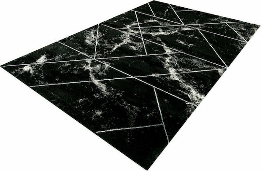 Tzikas Carpets Craft 23299-990 Teppich Rechteckig Synthetisch,Polyester/Cotton/Leather Black