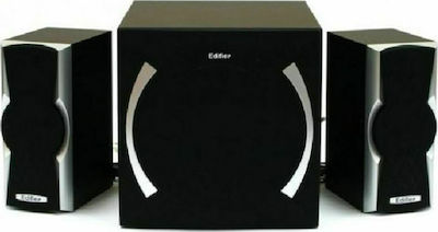 Edifier XM6BT Безжични компютърни тонколони Компютърни тонколони 2.1 с Bluetooth и мощност 48W в Черен цвят