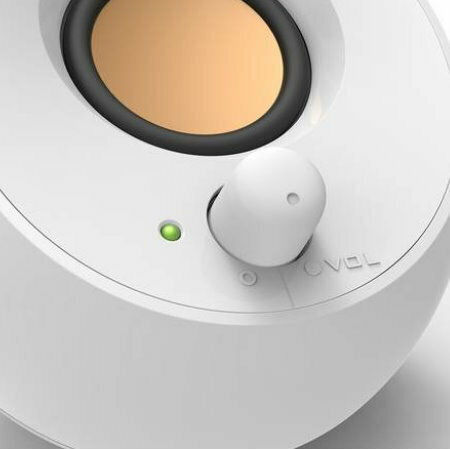 Creative Pebble Компютърни тонколони 2.0 с мощност 4.4W в Бял цвят