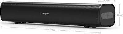 Creative Stage Air Difuzoare Fără Fir Difuzoare de Calculator 2.0 cu Bluetooth și Putere 20W în Negru Culoare