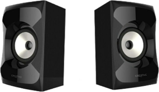 Creative SBS E2900 Безжични компютърни тонколони Компютърни тонколони 2.1 с Bluetooth и мощност 60W в Черен цвят