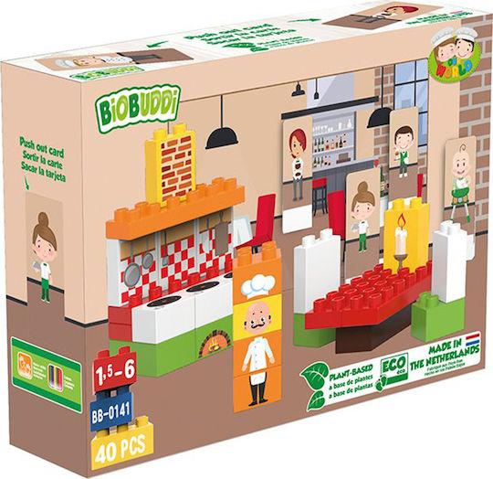 Biobuddi Blocks Restaurant for 1.5-6 years Years 40pcs