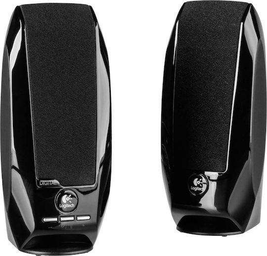Logitech S150 Ηχεία Υπολογιστή 2.0 με Ισχύ 1.2W σε Μαύρο Χρώμα