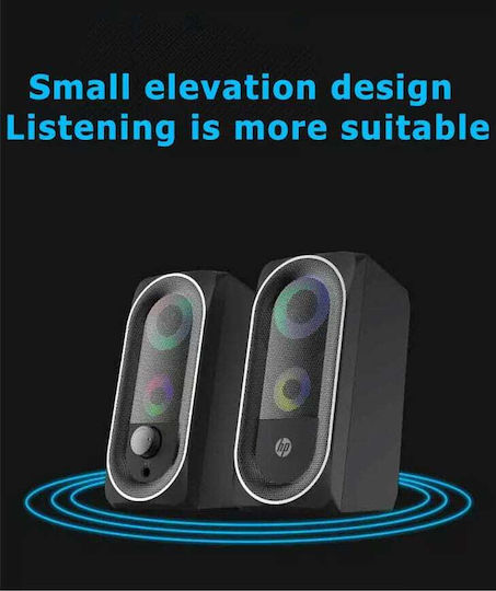HP DHE-6001 2.0 Speakers 6W Black