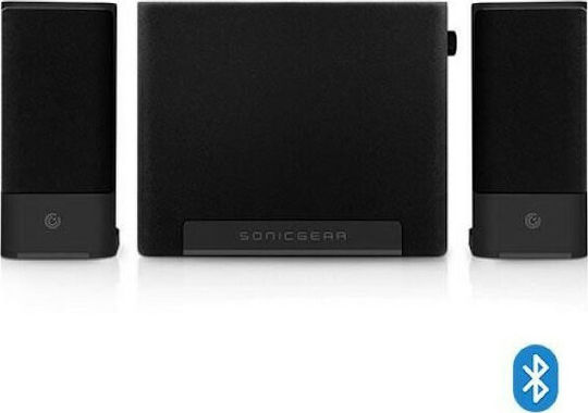 Sonic Gear Space 3 2.1 Wireless Speakers with Bluetooth 20W Black