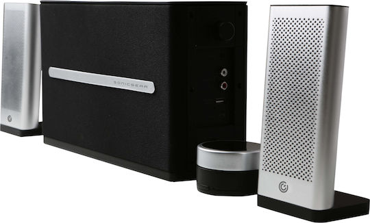 Sonic Gear S7S Ασύρματα Ηχεία Υπολογιστή 2.1 με Bluetooth και Ισχύ 20W Λευκά