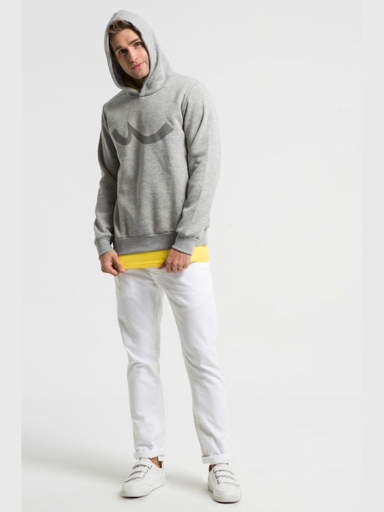 Men's hoodie with hood Ltb (WEYIKE-203-GREY)