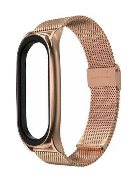 Milanese Armband Rostfreier Stahl Rose Gold (Mi Smart Band 5/Mi Smart Band 6) TPRMB5RG