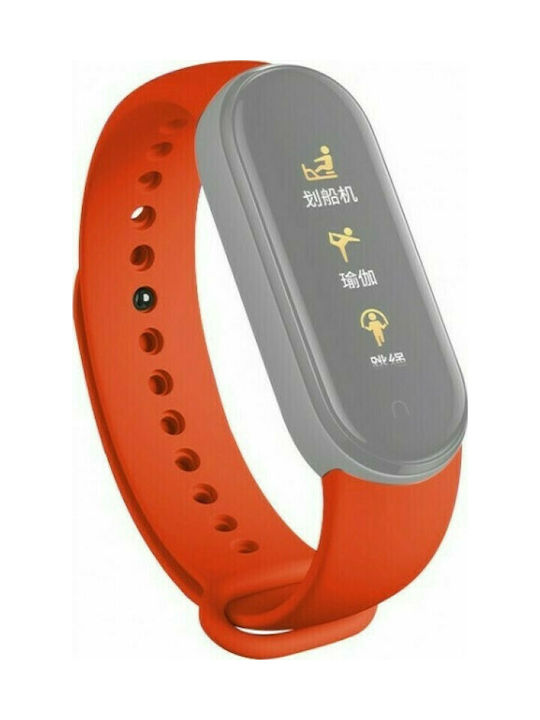 Λουράκι Σιλικόνης Πορτοκαλί (Mi Band 3/4)