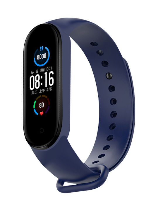 Tech-Protect Iconband Λουράκι Σιλικόνης Navy Μπλε (Mi Smart Band 5/Mi Smart Band 6)