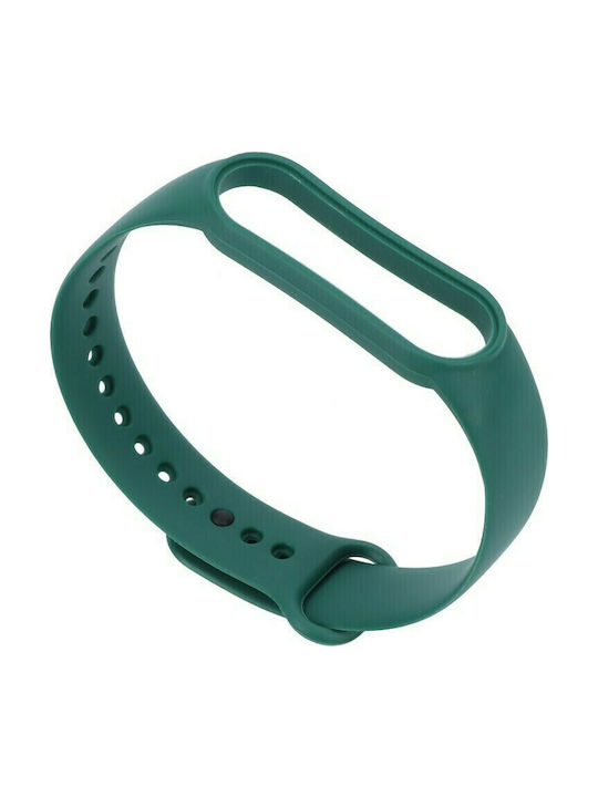 Λουράκι Σιλικόνης με Pin Πράσινο Σκούρο (Mi Smart Band 5/Mi Smart Band 6)