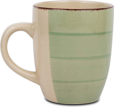 Nava Lines Mug Ceramic Oil Green 350ml Nava Lines Mug Ceramic Oil Green 350ml