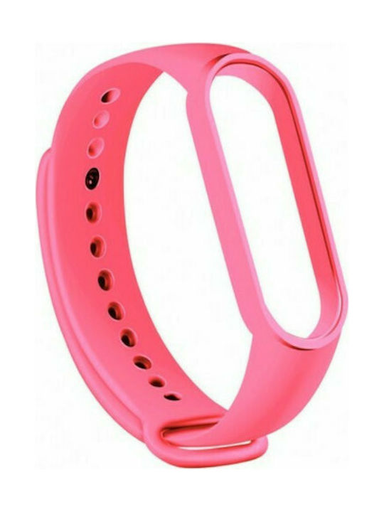 Strap Λουράκι Σιλικόνης Ροζ (Mi Smart Band 5/Mi Smart Band 6)