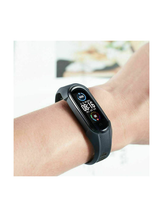 Tech-Protect Armour Λουράκι Σιλικόνης Μαύρο (Mi Smart Band 5/Mi Smart Band 6)