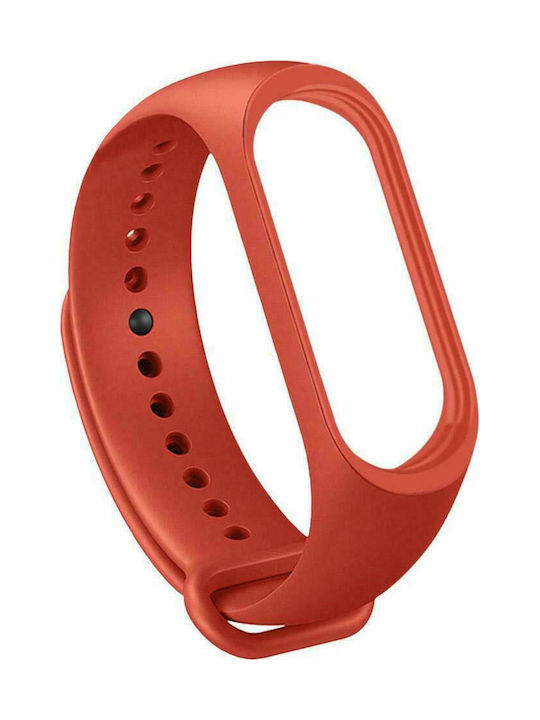 Silicone Bracelet for Xiaomi Mi Band 3 Red Λουράκι Σιλικόνης Κόκκινο (Mi Band 3/Mi Smart Band 4)