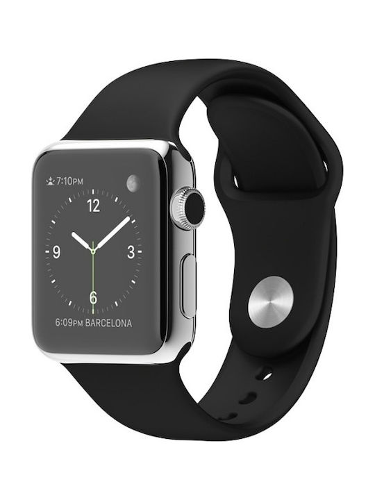 Tech-Protect Iconband Каишка Силикон с Pin Черен (Apple Watch 38/40/41/42mm)