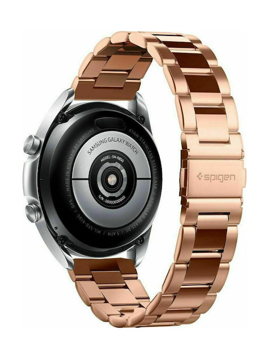 Spigen Modern Fit Λουράκι Μεταλλικό Ροζ Χρυσό (Galaxy Watch 42mm)